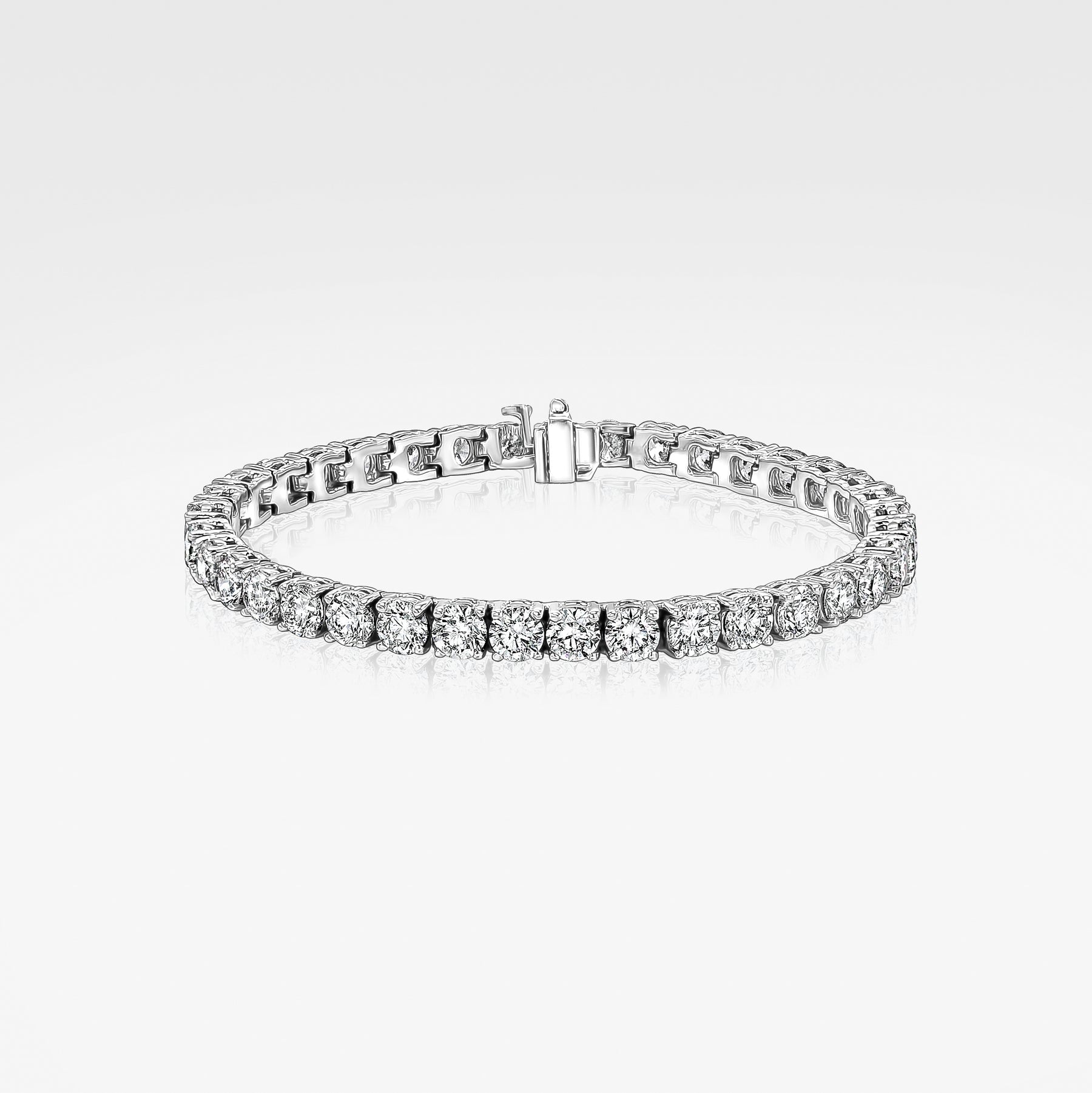 Lab Grown Diamond Tennis Bracelet Four Prong